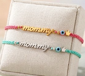 Braceletes Mommy with Cord