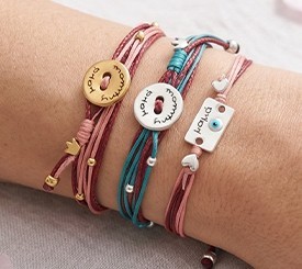Mom's Bracelets with a Cord